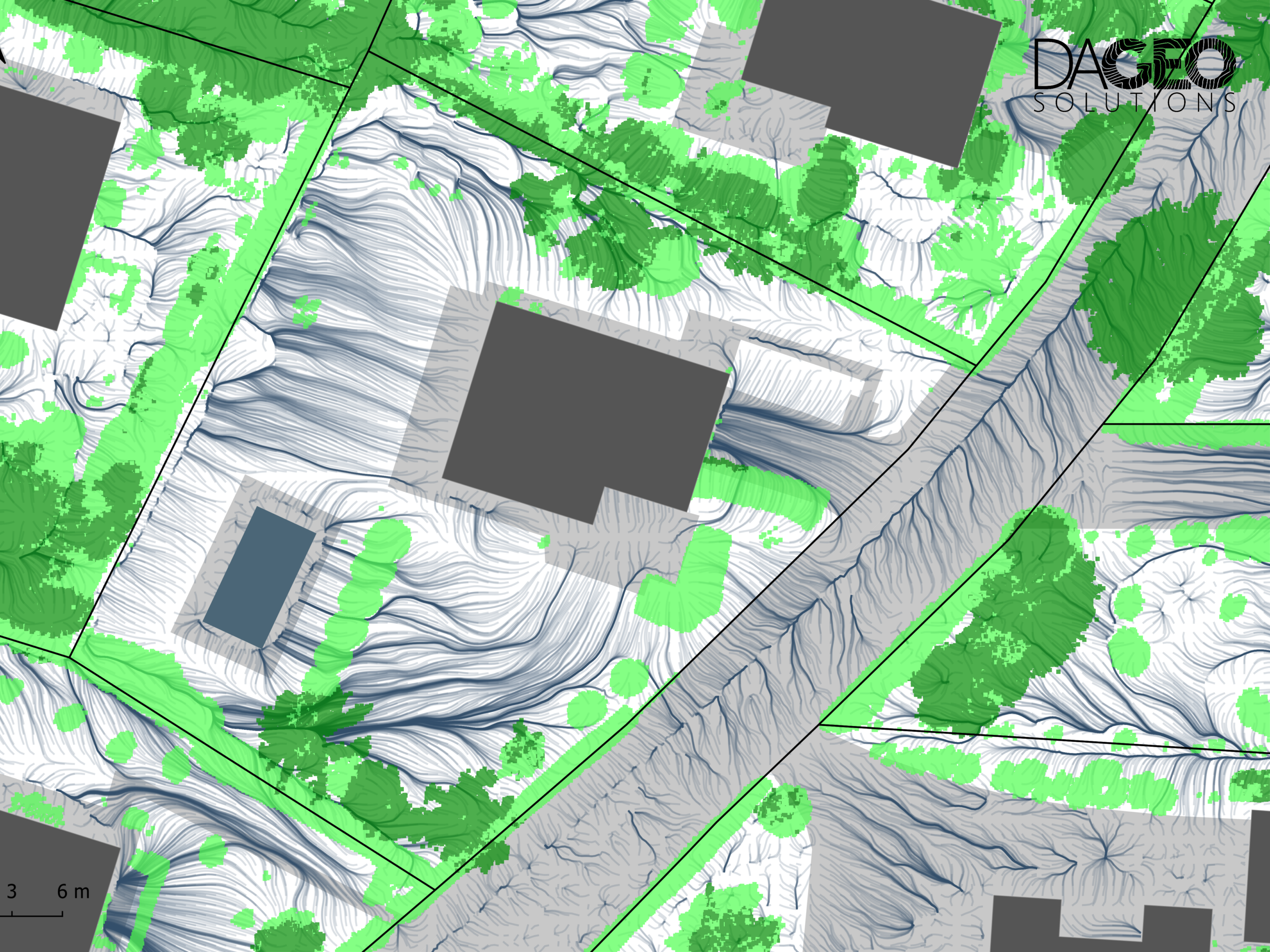 Vue 2D - Outil géomatique pour la gestion des eaux pluviales - DAGEO solution